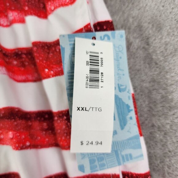 Mens Old Navy American Flag Swim Trunks Blue & Red Stars & Stripes XXL - Picture 4 of 16